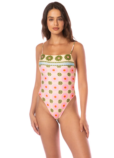 Pastel Flourish Briella Classic One Piece