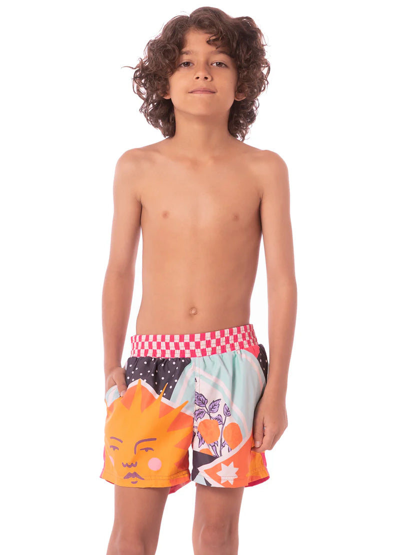 Sundance Pink Little Sailor Boys Trunks