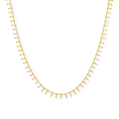 Golden Fringe Necklace