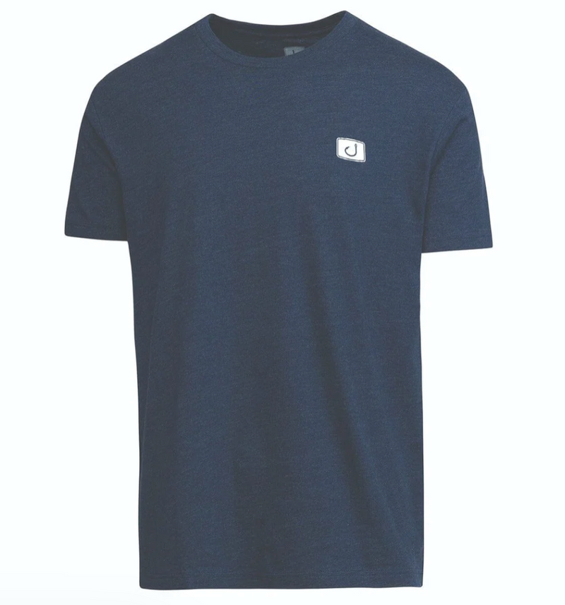 Squid Row Tee- Heather Navy