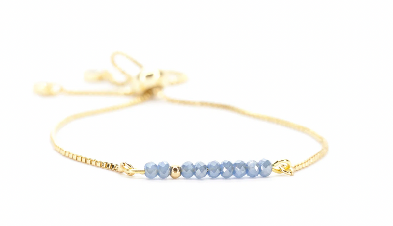 Sprinkle Of Stormy Ocean Bracelet