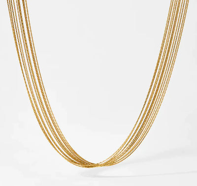 Golden Multilayer Necklace