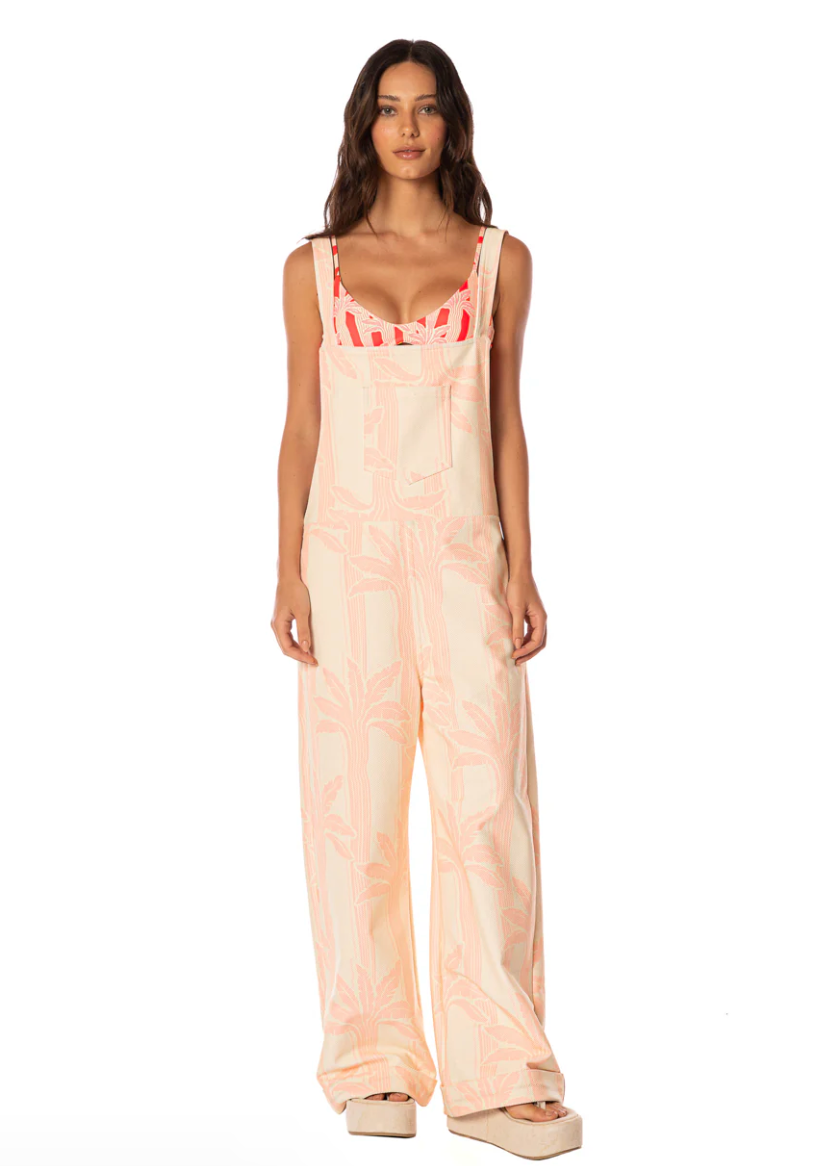 Palm Engrave Nectar Beachwear Jumpsuit