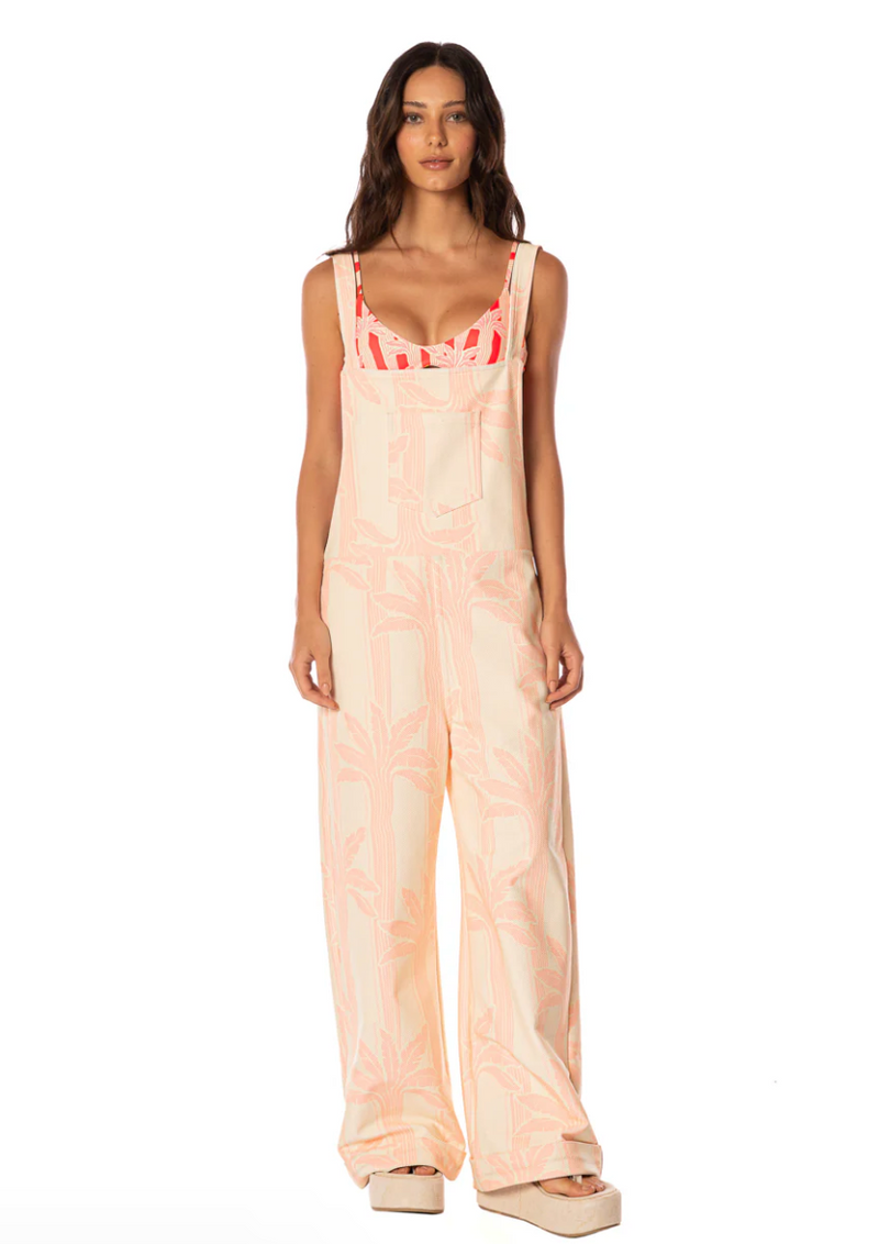 Palm Engrave Nectar Beachwear Jumpsuit