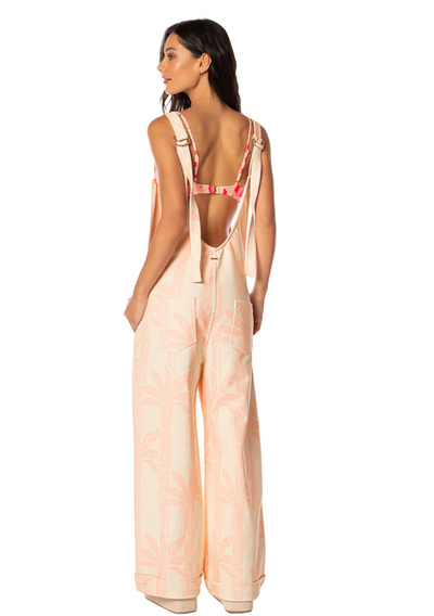 Palm Engrave Nectar Beachwear Jumpsuit