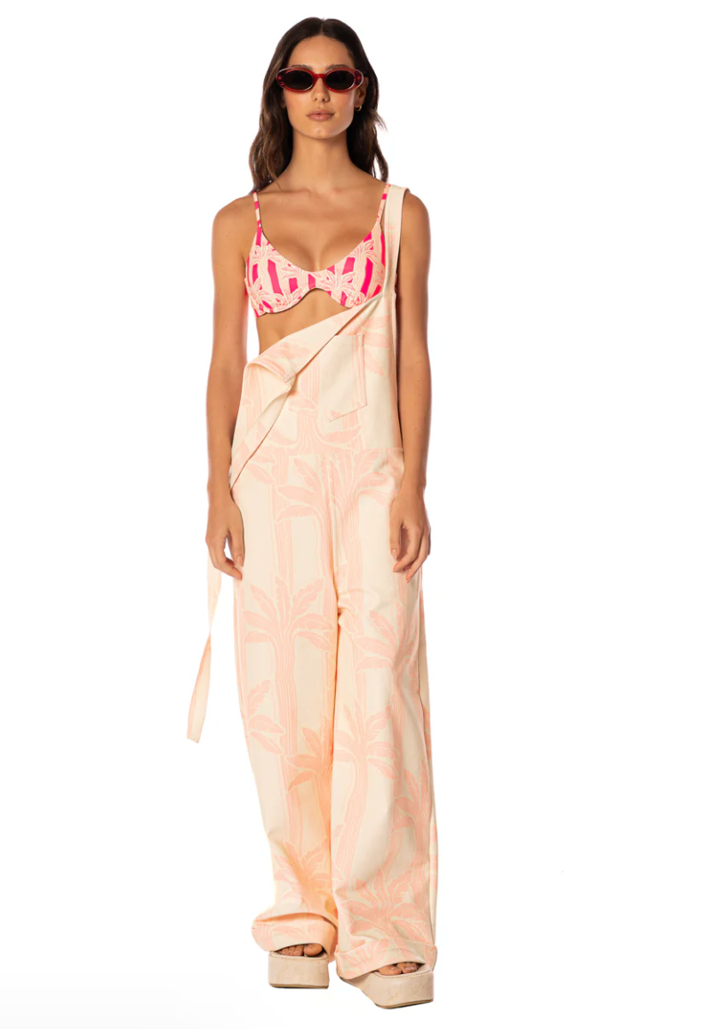 Palm Engrave Nectar Beachwear Jumpsuit