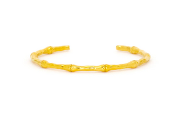 Bamboo Hammered Bangle