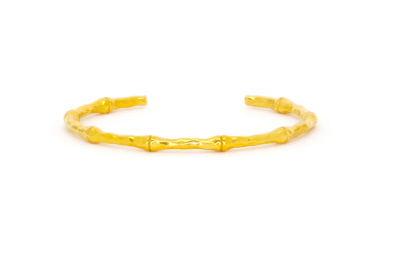Bamboo Hammered Bangle