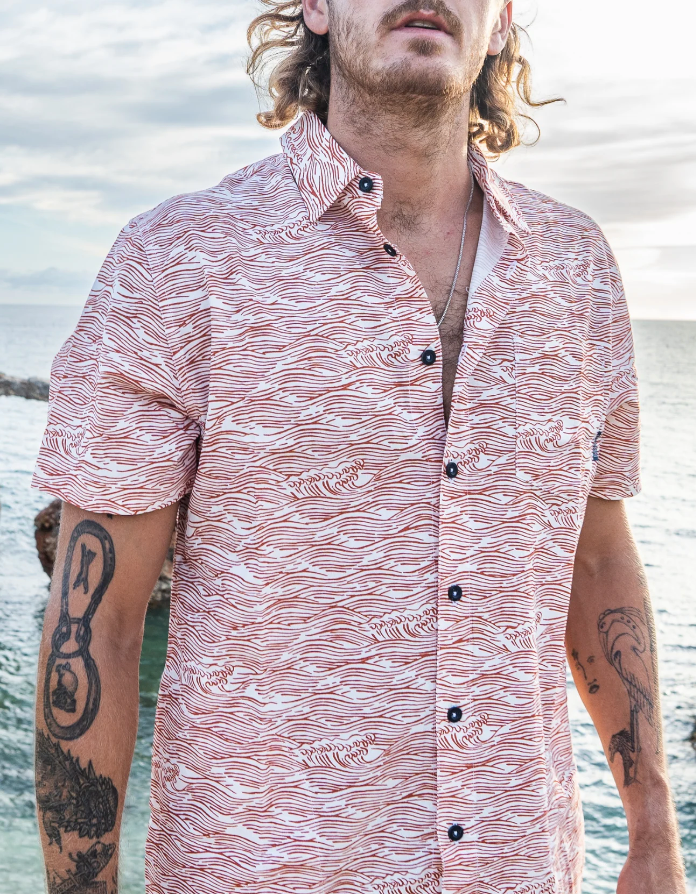 Roll Tides Ocre 7-Seas™ Button Up