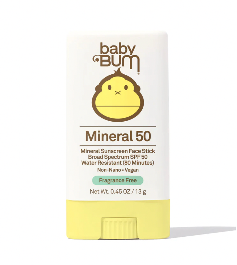 Baby Bum Mineral SPF 50 Sunscreen Face Stick - Fragrance Free