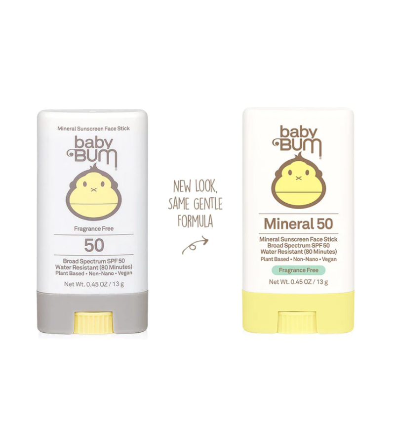 Baby Bum Mineral SPF 50 Sunscreen Face Stick - Fragrance Free