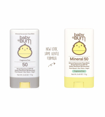 Baby Bum Mineral SPF 50 Sunscreen Face Stick - Fragrance Free