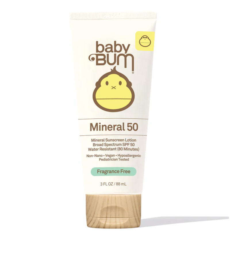 Baby Bum Mineral SPF 50 Sunscreen Lotion - Fragrance Free