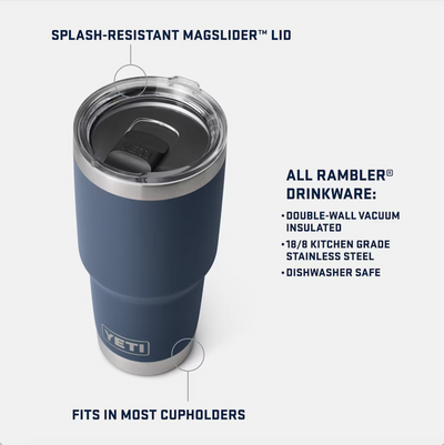 Rambler 30oz Tumbler With MagSlider Lid
