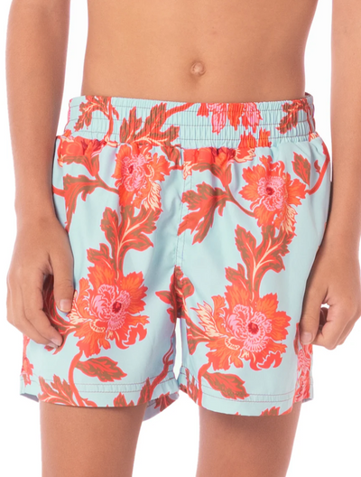 Floral Sky Little Sailor Boys Trunks