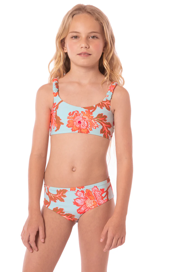Floral Sky Juliet Girls Bikini Set