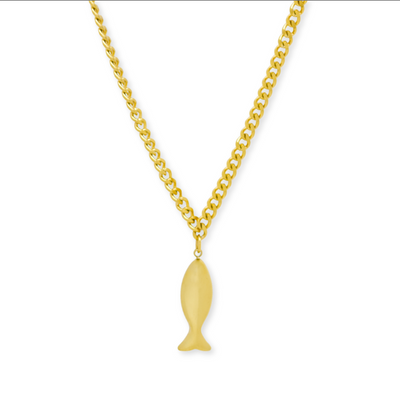 Golden Fish Necklace