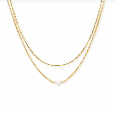 Layered Pearl Necklace
