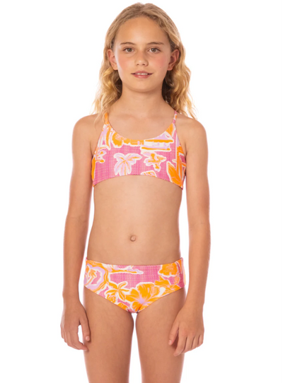 Flamingo Glow Nalani Girls Bikini Set