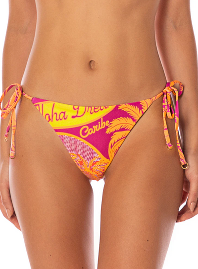 Aloha Dream Shining Low Rise Tie Side Bikini Bottom