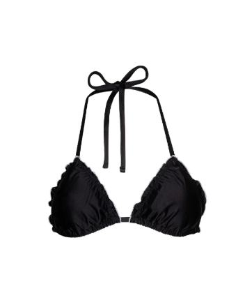 Tux Lettuce Edge Triangle Top