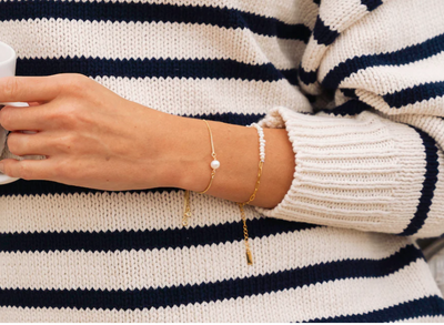 Fresh Water Pearl Bolo ~ Salty Shells