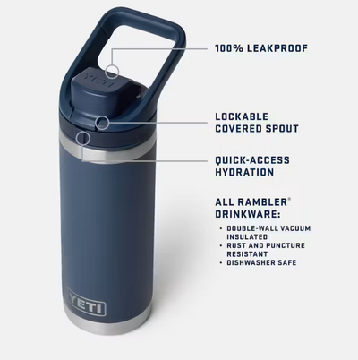 Rambler® 18 oz Water Bottle  With Flip Chug Cap