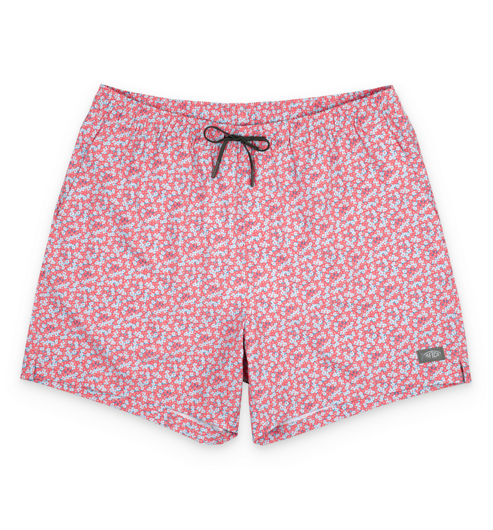 Strike Printed Swim Trunks
