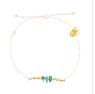 Solana Seed Bead Gold Anklet