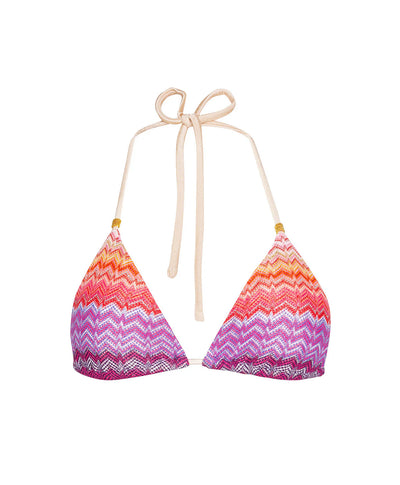 Sun-Kissed Triangle Top