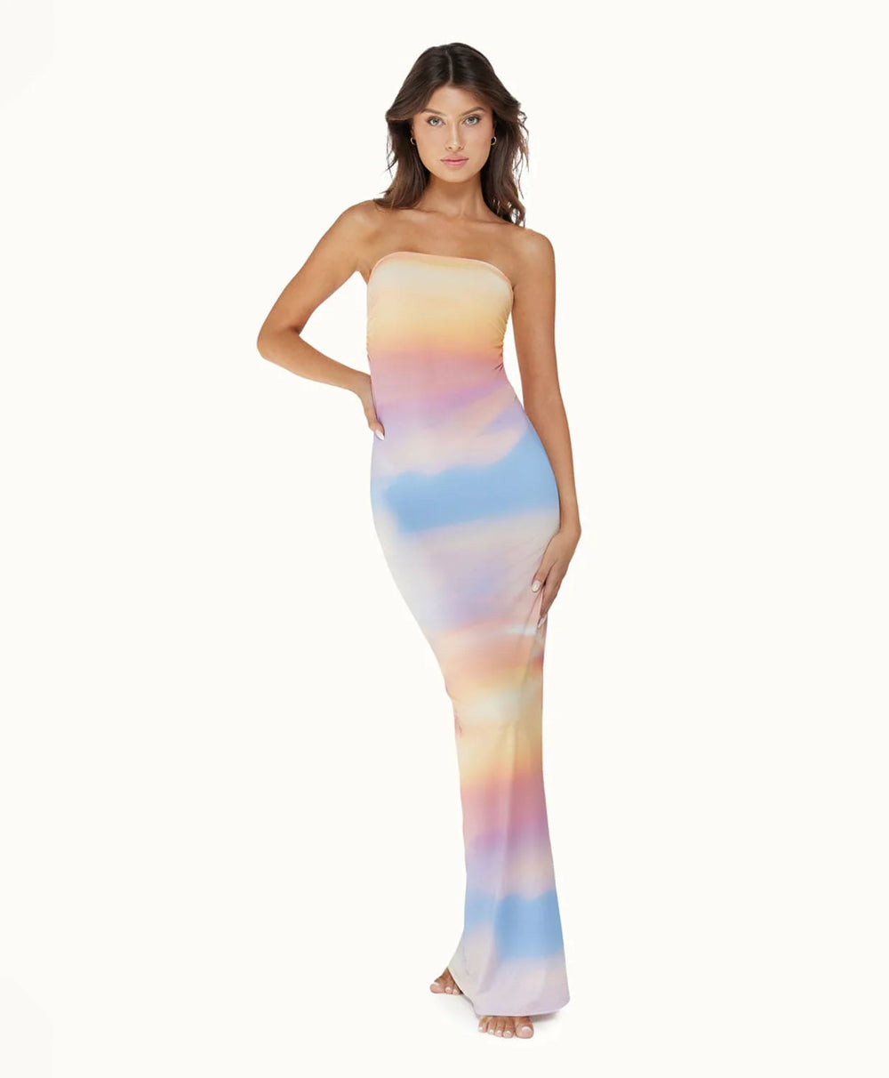 Sunset Sky Sofia Tube Dress