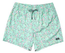 Strike Printed Swim Trunks