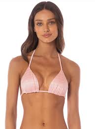 Strawberry Pink Balmy Triangle Top