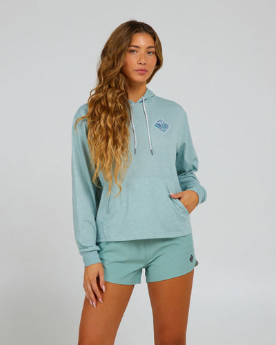 Floral Tippet Tech Hoody