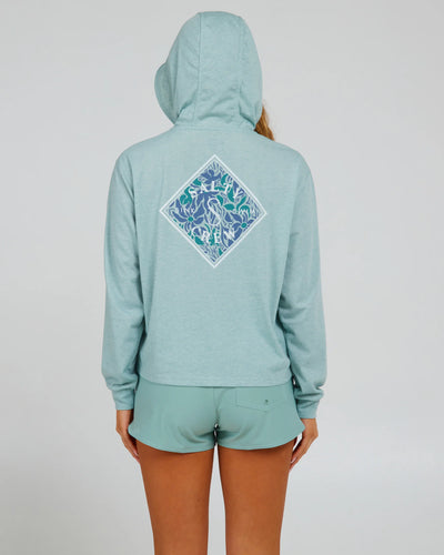 Floral Tippet Tech Hoody
