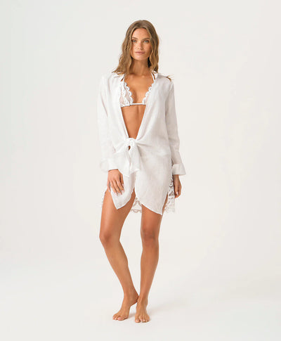 Water Lily Lace Millie Tie Tunic