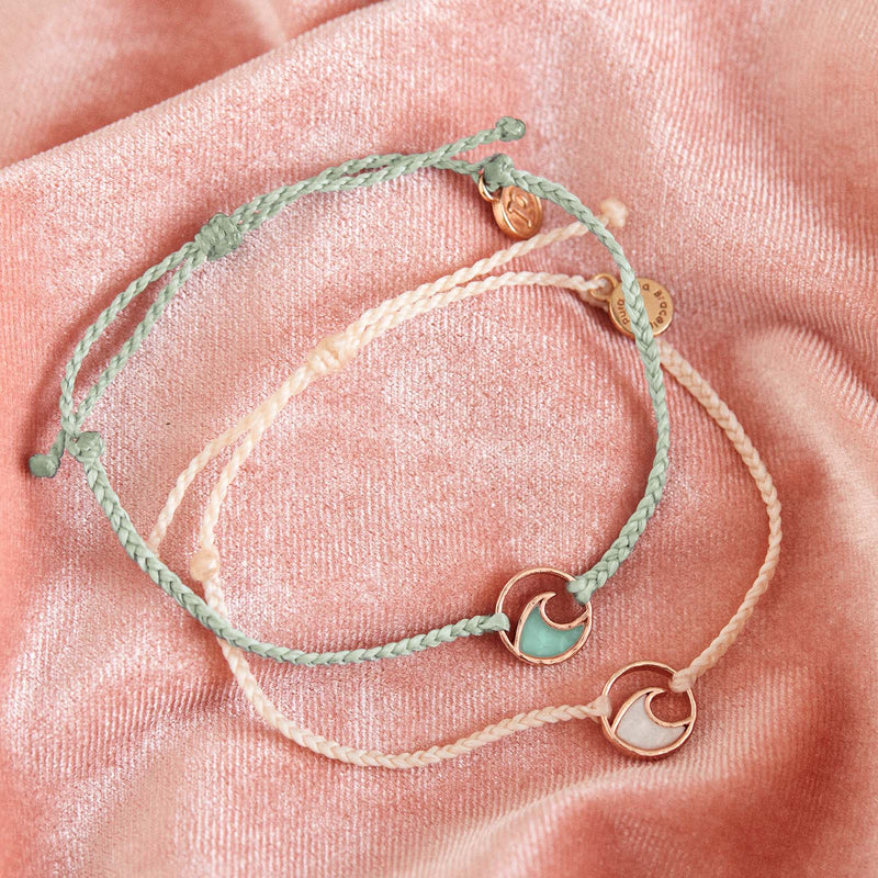 Opaque Resin Wave Bracelet
