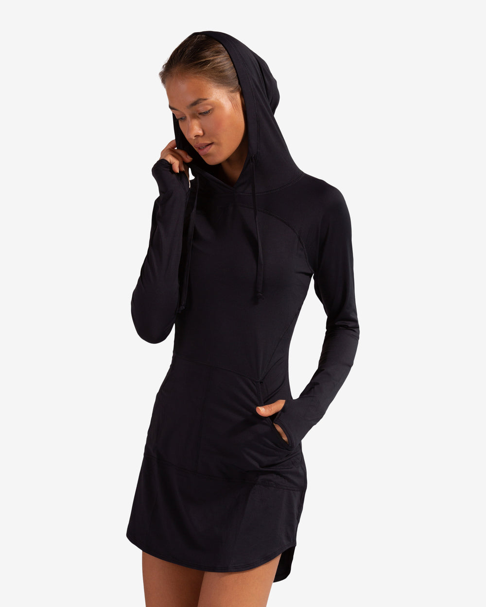 BLOQUV Women's Hoodie Dress