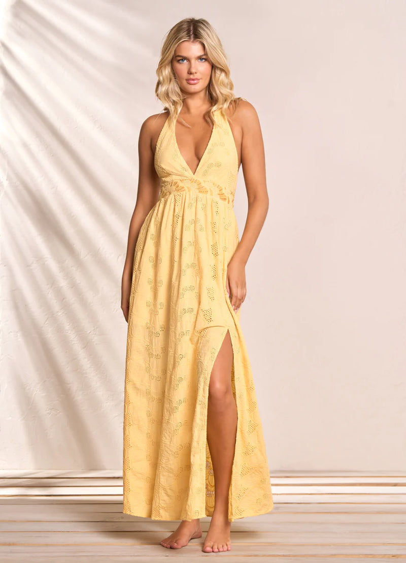 Saffron Athenea Long Dress