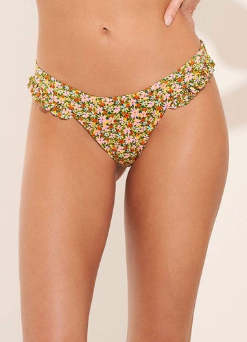 Maaji Cheery Blossom Ruffle Bikini Bottom