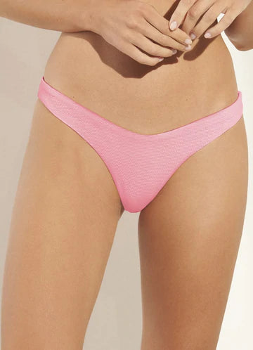 Powder Pink High Leg Bikini Bottom