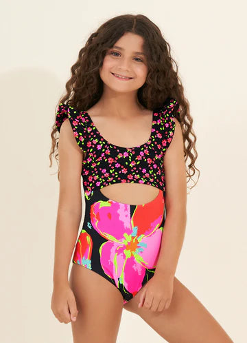 Flory Vanilla Girls One Piece