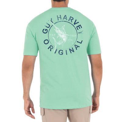 Circle Short Sleeve Green T-Shirt