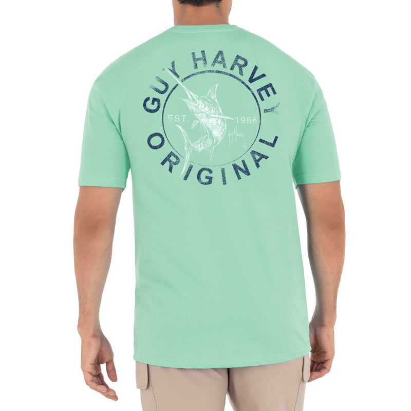 Circle Short Sleeve Green T-Shirt