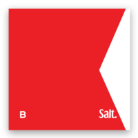 B - Flag Sticker – shopsaltpr