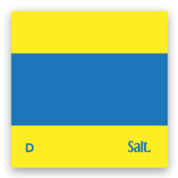 D - Flag Sticker