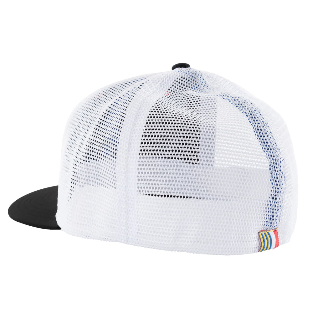 Guy Harvey Classic Fin Performance Flex Fitted Trucker Hat