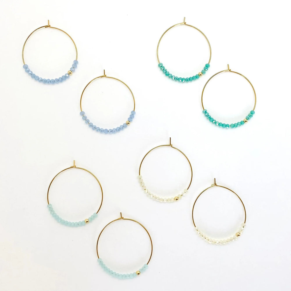 Sprinkle Hoop / Salty Beads