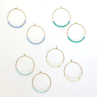 Sprinkle Hoop / Salty Beads
