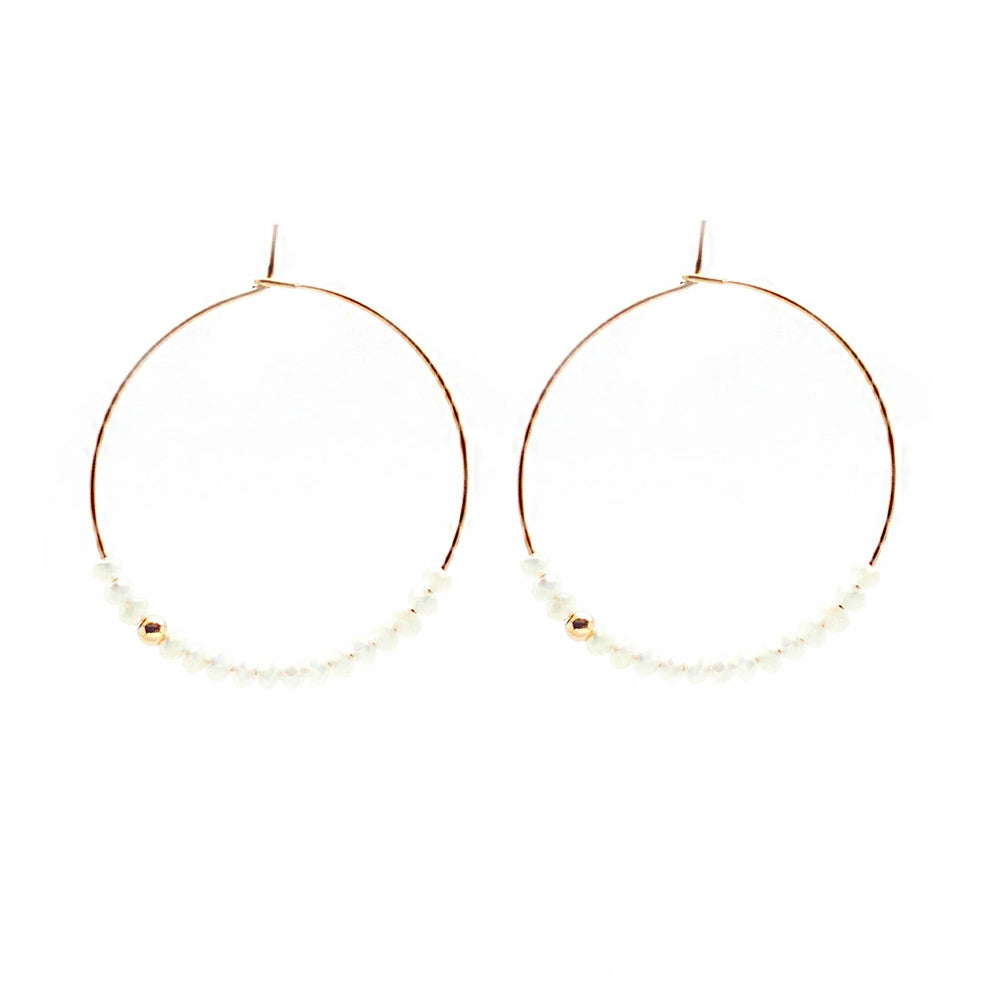 Sprinkle Hoop / Salty Beads